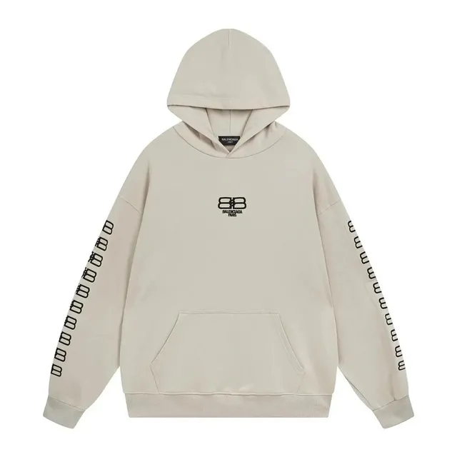 Balenciaga Hoodie Logo Sleeve