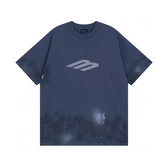 Balenciaga Logo T-Shirt Tie-Dye