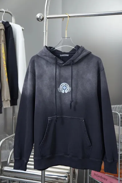 Chrome Hearts Hooded Sweatshirt Acid Wash