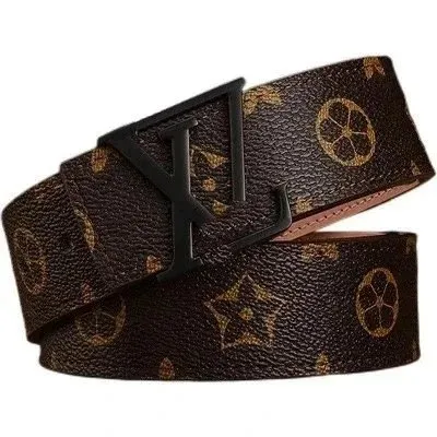 Louis Vuitton Monogram Belt LV Logo Buckle