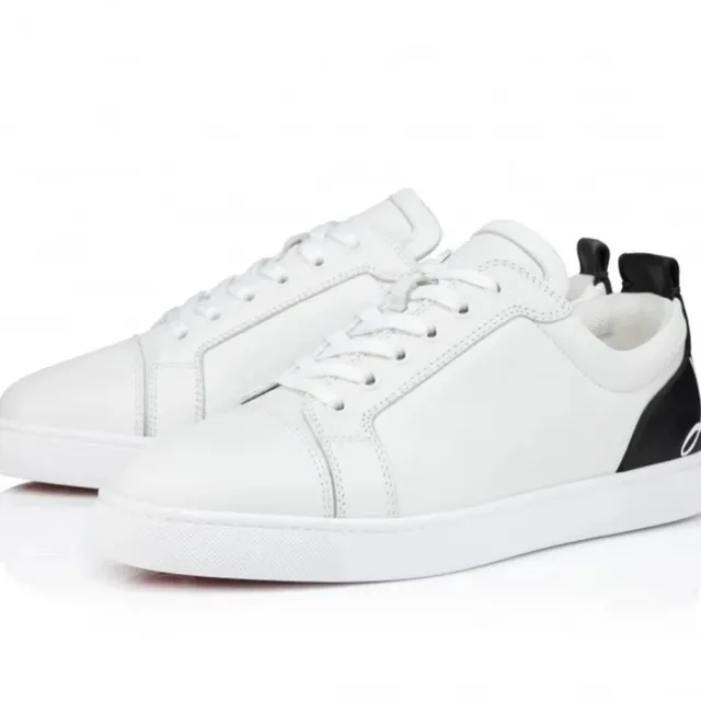 Christian Louboutin Louis Junior White Black