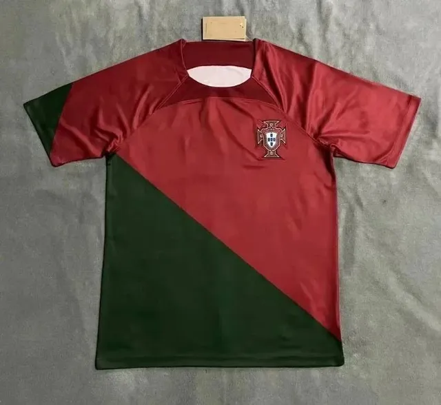 Adidas Portugal National Team Jersey Diagonal Red-Green