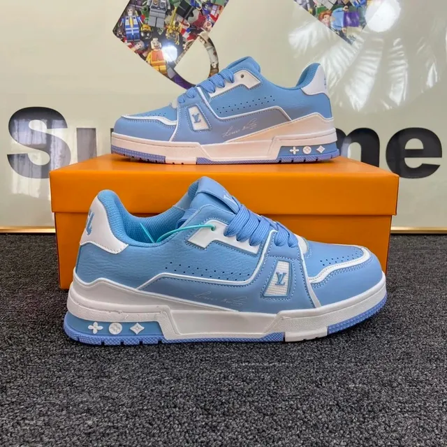 Louis Vuitton LV Trainer Pastel Blue