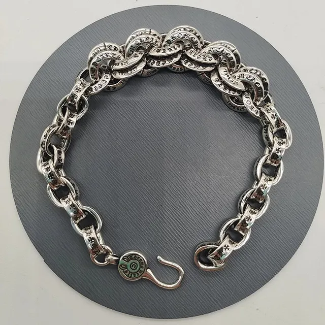 Chrome Hearts Chain Bracelet Cross Motif