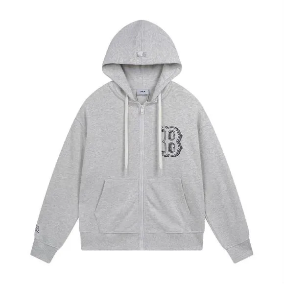 MLB Zip-Up Hoodie Boston Red Sox Logo