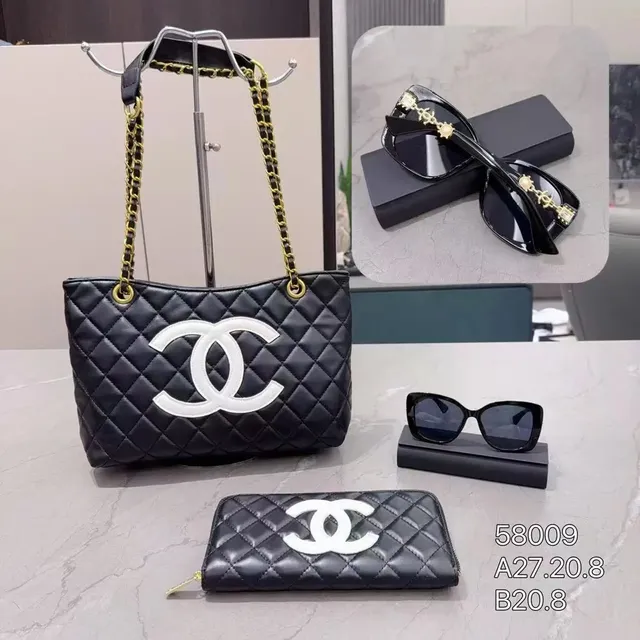 Chanel Classic Flap Tote Quilted Leather with CC Logo