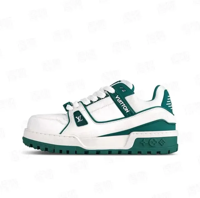 Louis Vuitton LV Trainer White and Green