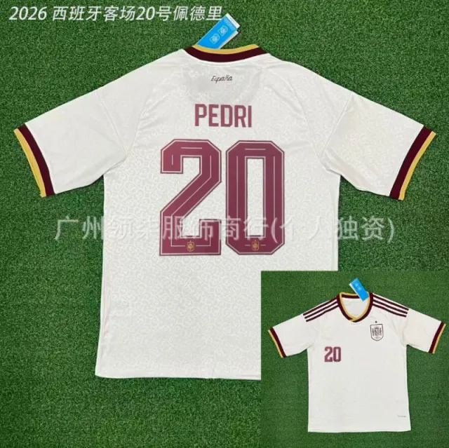 2026 spain away no. 20 pedri