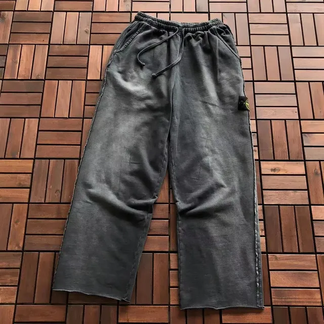 Stone Island Track Pants Washed Grey