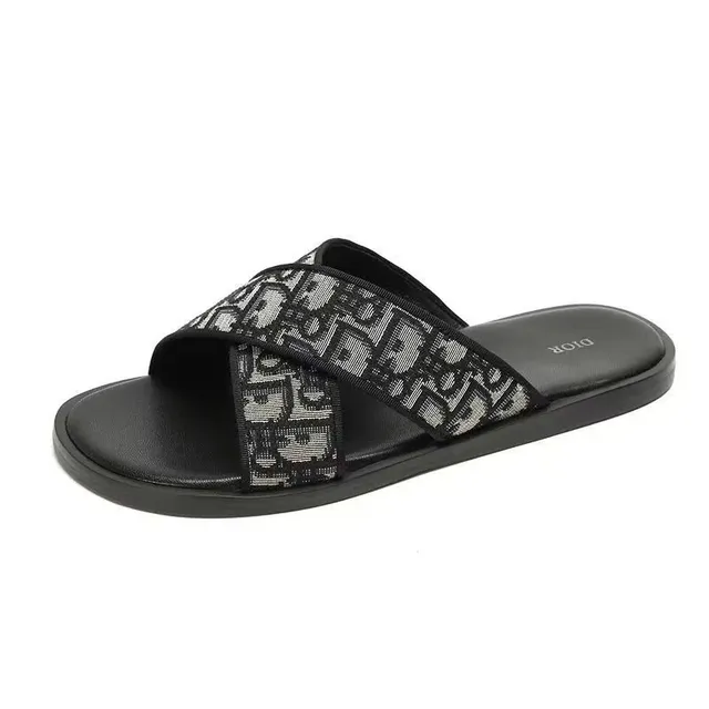 Dior B22 Slide Oblique Logo