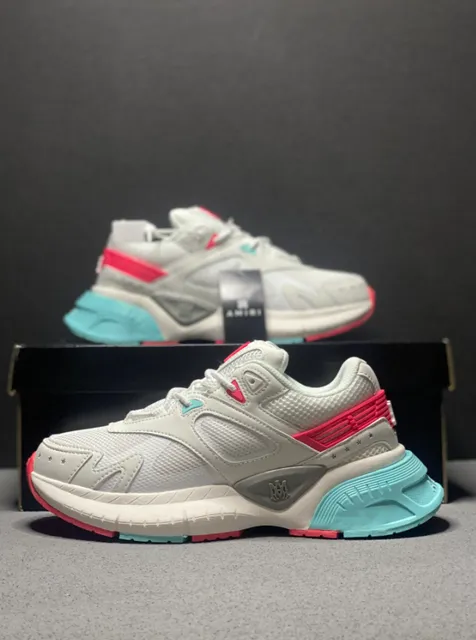 Amiri Runaway Sneaker White Pink Turquoise