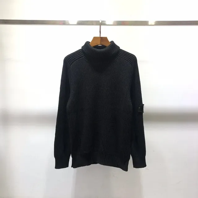 Stone Island Turtleneck Sweater Ribbed Knit