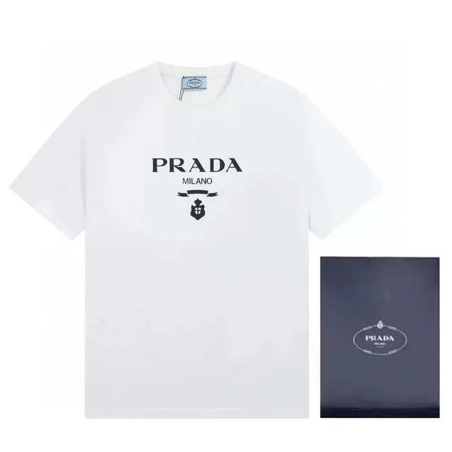 Prada Logo T-Shirt Milano Shield