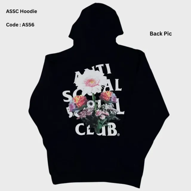 Anti Social Social Club Hoodie Floral Logo