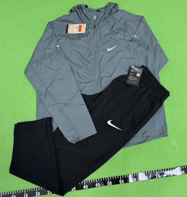 Nike Windrunner Jacket & Joggers Storm Grey/Black