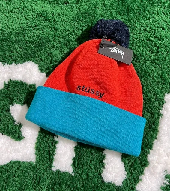 Stüssy Pom Pom Beanie Colorblock