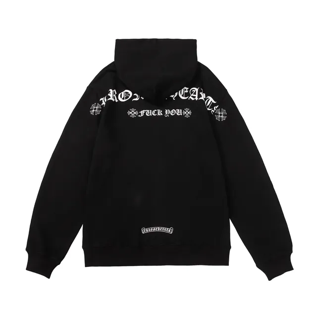 Hooded Sweatshirt Chrome Hearts Logo Print