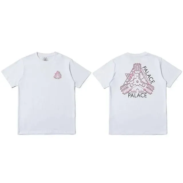 Palace Triangle Tee Pink Logo