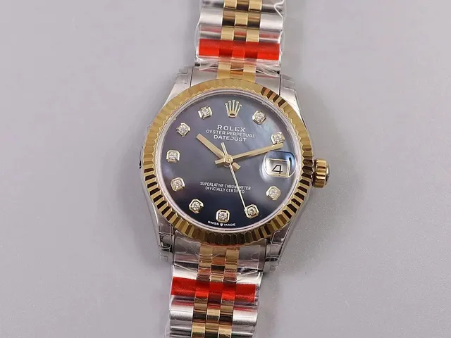 Rolex Oyster Perpetual Datejust Mother-of-Pearl Dial with Diamond Hour Markers
