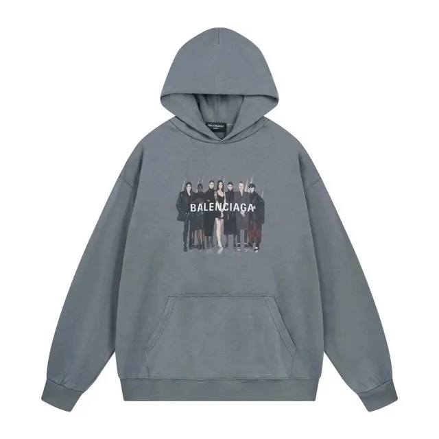 Balenciaga Hoodie Group Photo Print