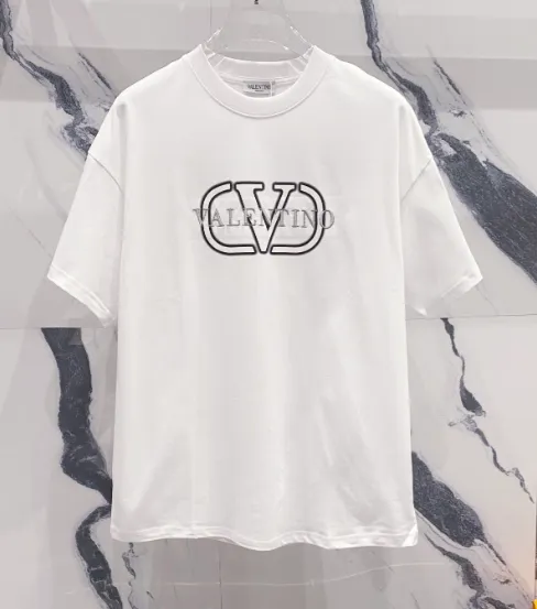 Valentino Logo T-Shirt VLTN Outline