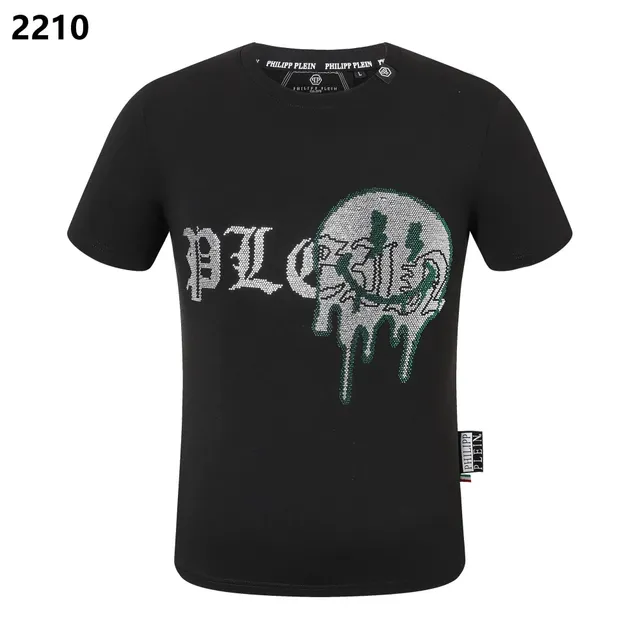 Philipp Plein Graphic T-Shirt Crystal Skull Logo
