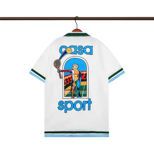 Casablanca Sport Graphic Shirt Tennis Print