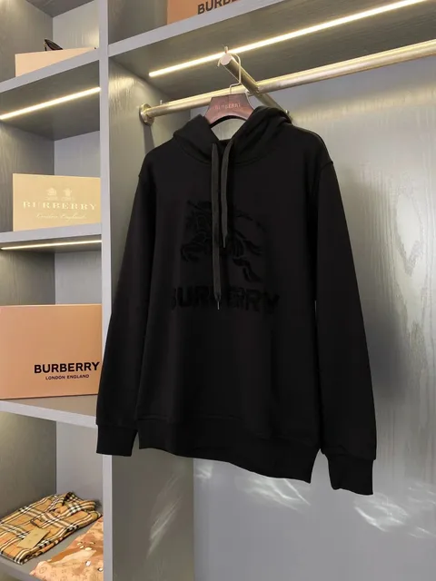 Burberry Hooded Sweatshirt Equestrian Knight Logo