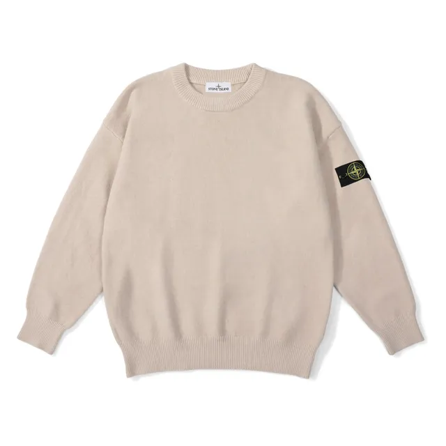 Stone Island Crewneck Sweater Classic Logo Patch