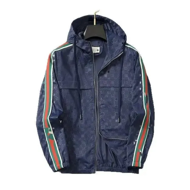 Gucci Web Stripe Hooded Jacket GG Monogram