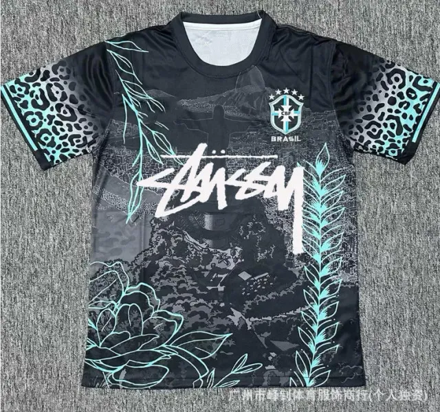 Graphic Jersey Tee Brazil CBF x Stüssy Print
