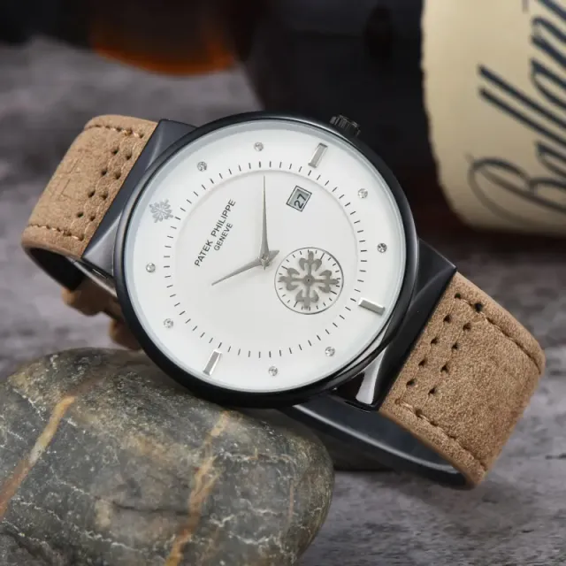 Patek Philippe Geneve White Dial with Diamond Hour Markers