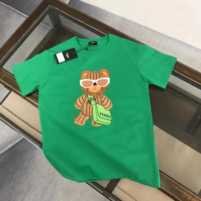 Fendi T-Shirt Bear Graphic
