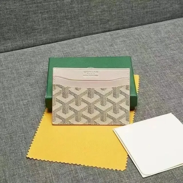 Goyard Card Holder Goyardine Canvas