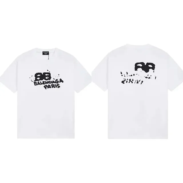 Balenciaga Graphic T-Shirt BB Logo Print
