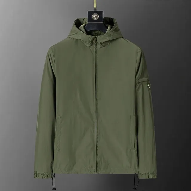 Prada Linea Rossa Hooded Jacket Olive Green