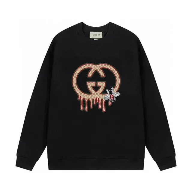 Gucci Crewneck Sweatshirt GG Bee Embroidery