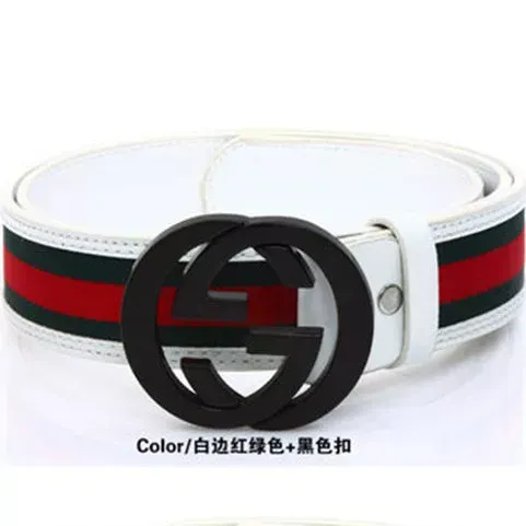 Red green cloth white black buckle