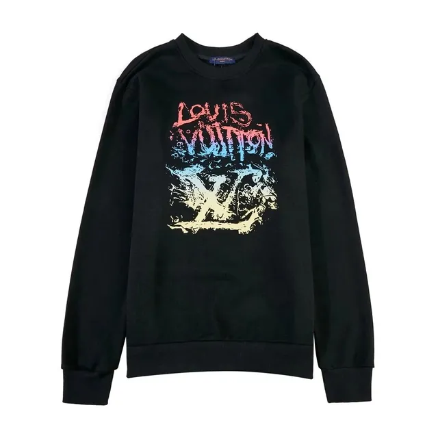 Louis Vuitton Crewneck Sweatshirt Distressed Logo Print