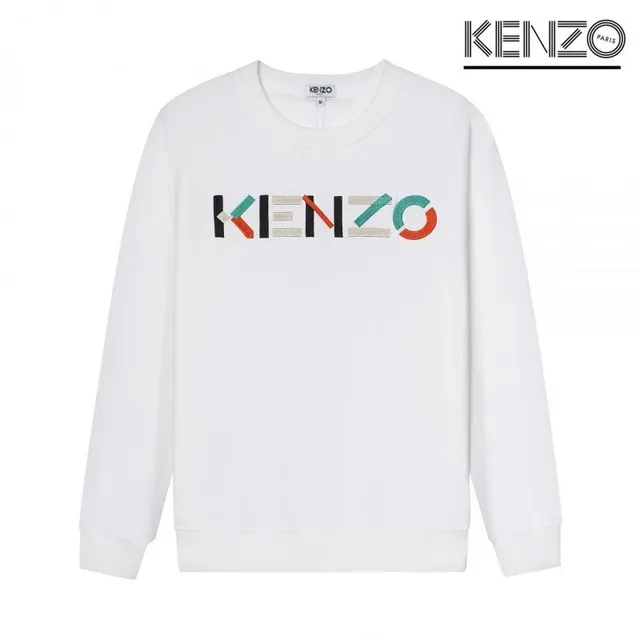 Kenzo Crewneck Sweatshirt Multicolor Logo Embroidery