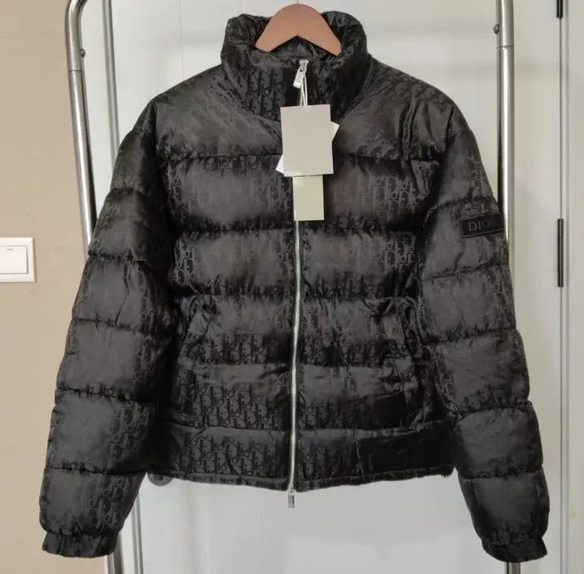 Dior Puffer Jacket Oblique Logo