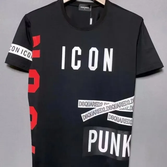 Dsquared2 Icon Punk T-Shirt Graphic Print