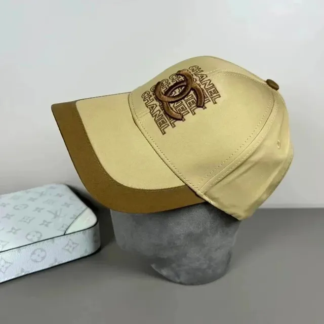 Chanel Baseball Cap CC Logo Embroidered