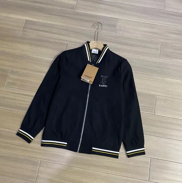 Burberry Bomber Jacket TB Logo Embroidery