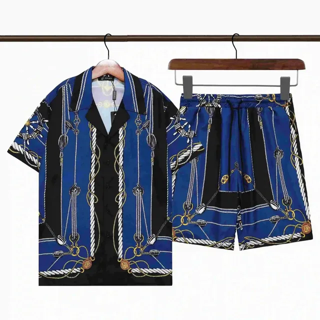Versace Chain Print Set Nautical Rope