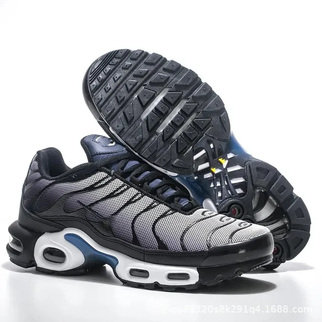 Nike Air Max Plus Triple Black with Navy Accents