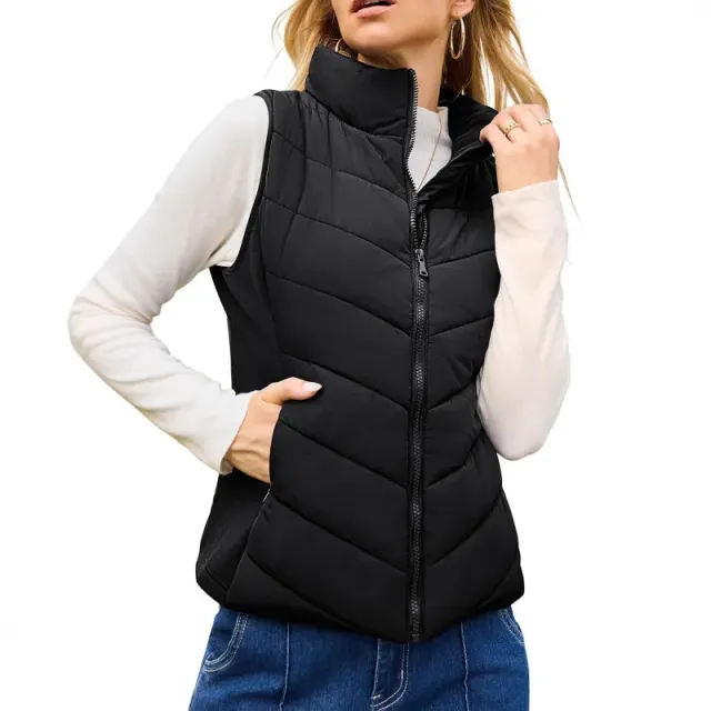 Moncler Puffer Vest Quilted Zip-Up
