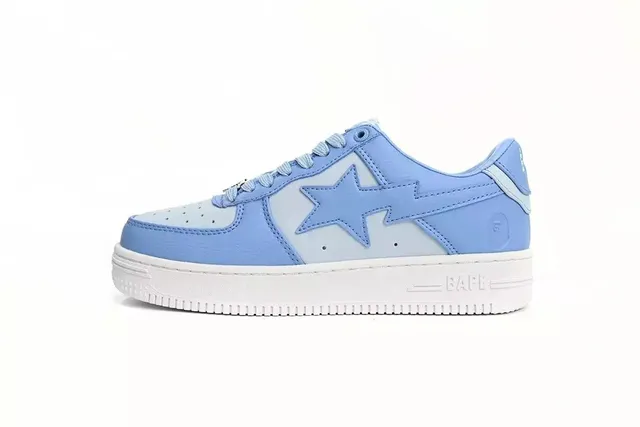 BAPE Shark Low Light Blue