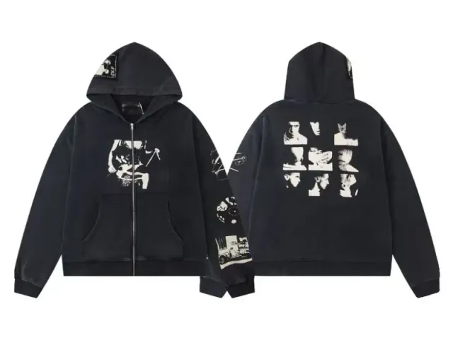 Er832 hoodie zipper
