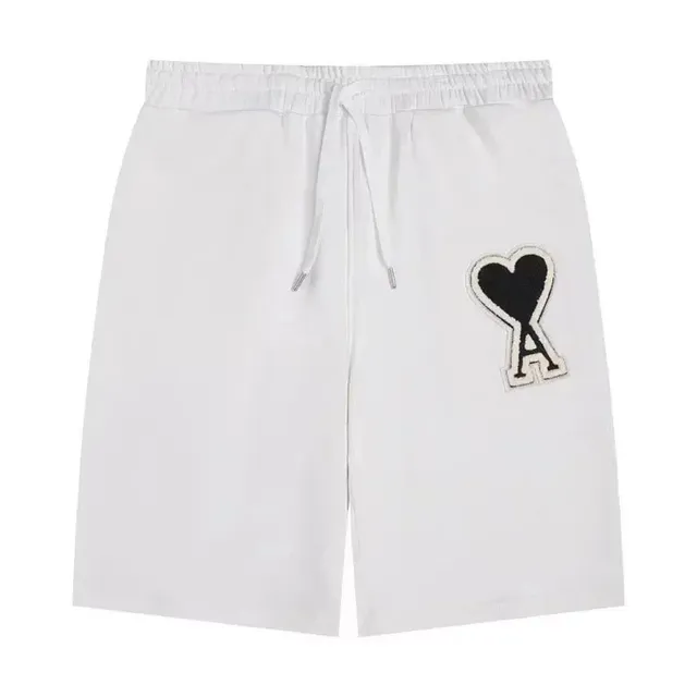 Amiri Heart Logo Shorts Black Heart Patch